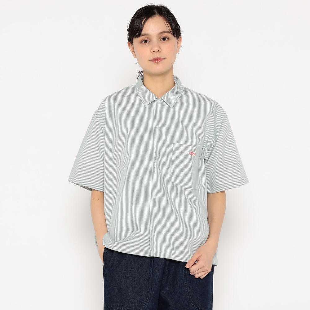 WOMEN'S OXFORD SHORT SLEEVE B.D SHIRT｜SHIRT｜DANTON