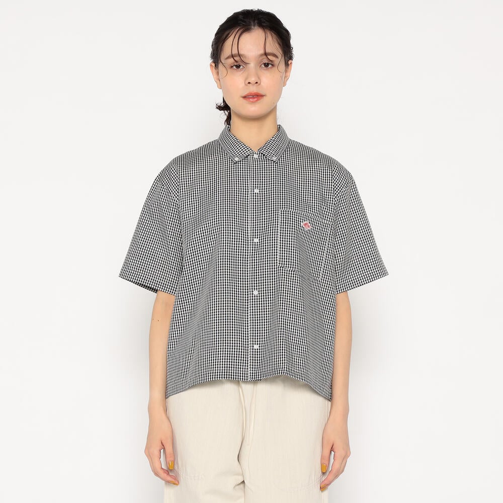 【値下げ】　ダントン　danton bshop 半袖 シャツ DANTON | コットン 半袖シャツ WOMEN