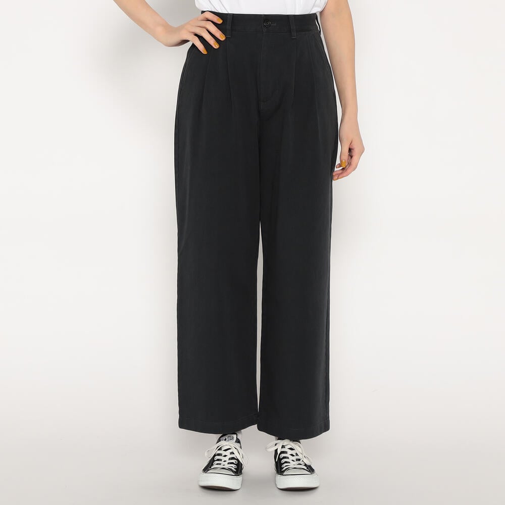 極美品　DANTON　コットンツイル　2タックパンツ セール】DANTON | 2タックワイドパンツ WOMEN（その他パンツ