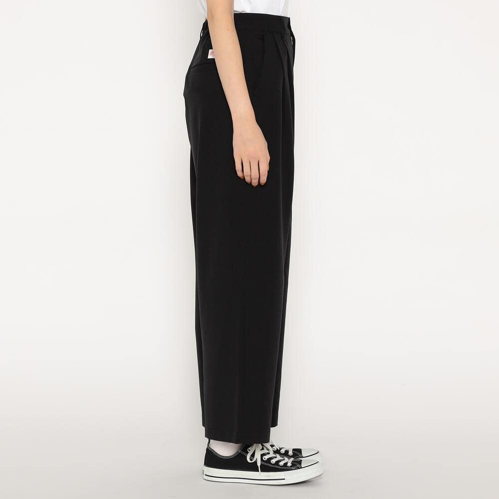 WOMEN'S MELANGE TWILL 2TUCK WIDE PANTS｜PANTS｜DANTON