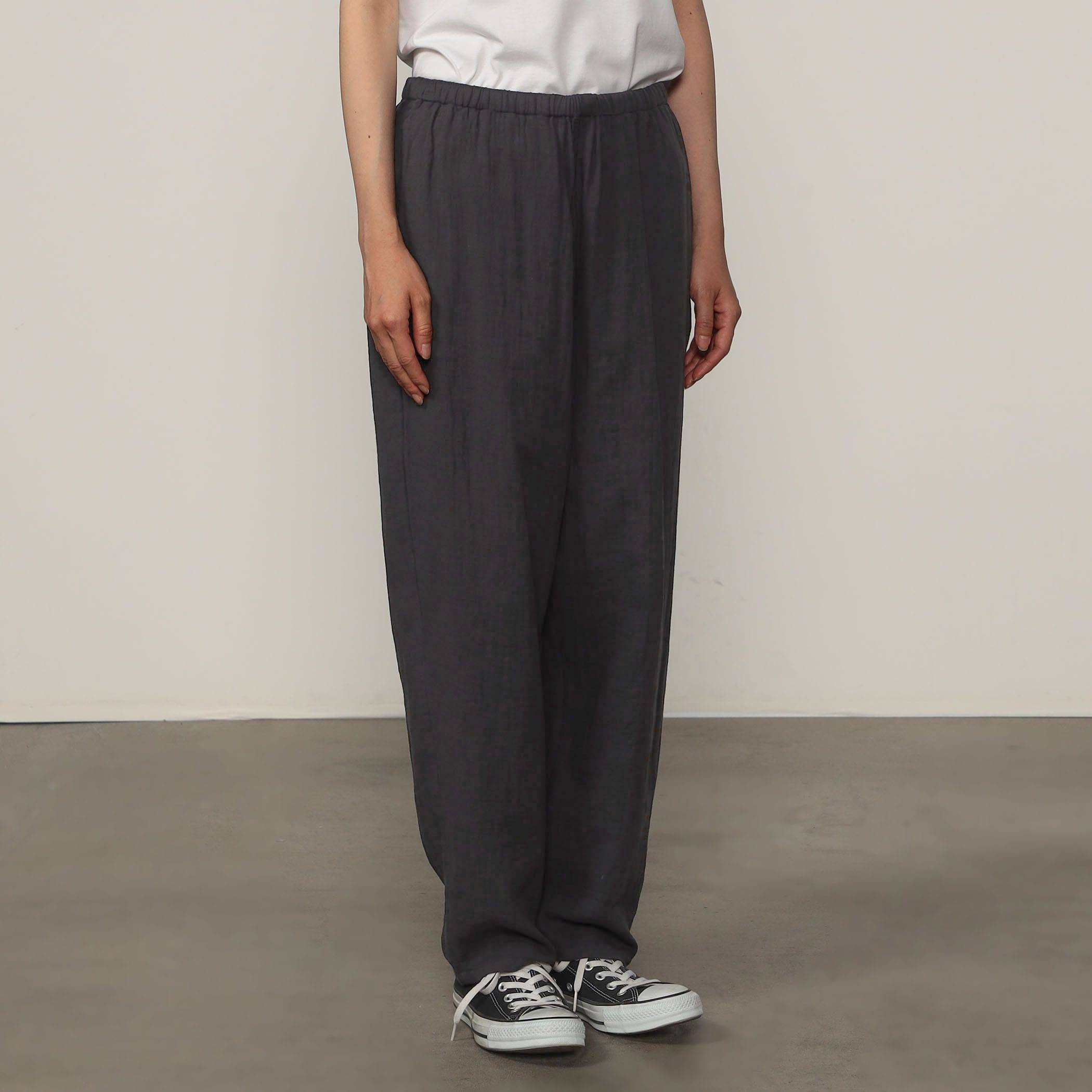 STORE EXCLUSIVE】 WOMEN'S COTTON GAUZE EASY STREIGHT PANTS