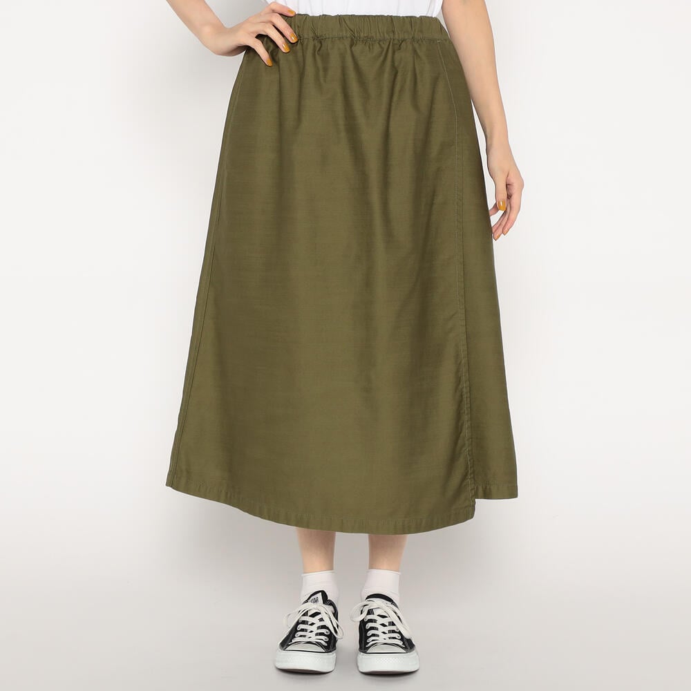 【メール便不可】 STORE EXCLUSIVE】WOMEN'S COTTON BACK SATTEN WRAP SKIRT スカート