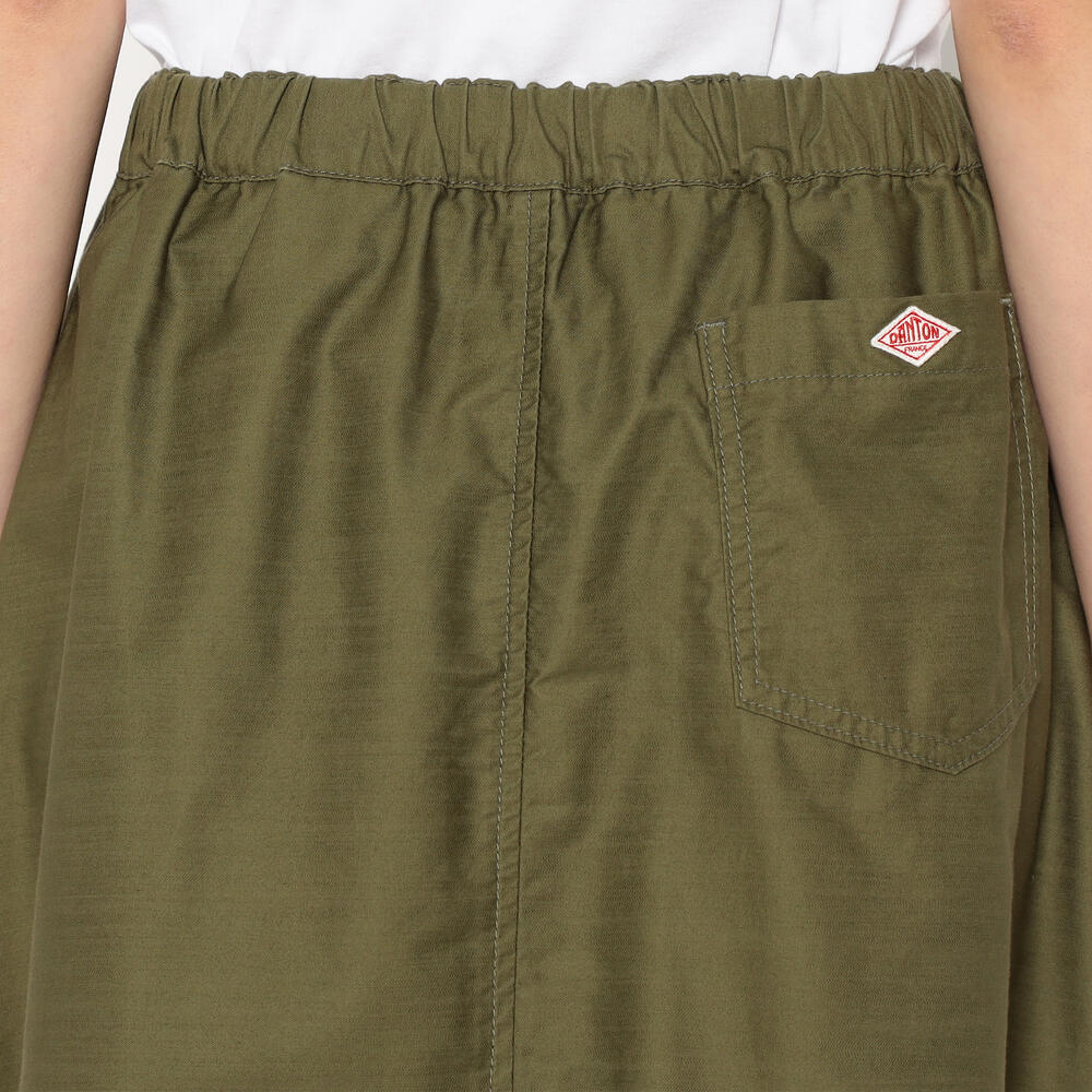 ダントン２点セット STORE EXCLUSIVE】WOMEN'S COTTON BACK SATTEN WRAP SKIRT