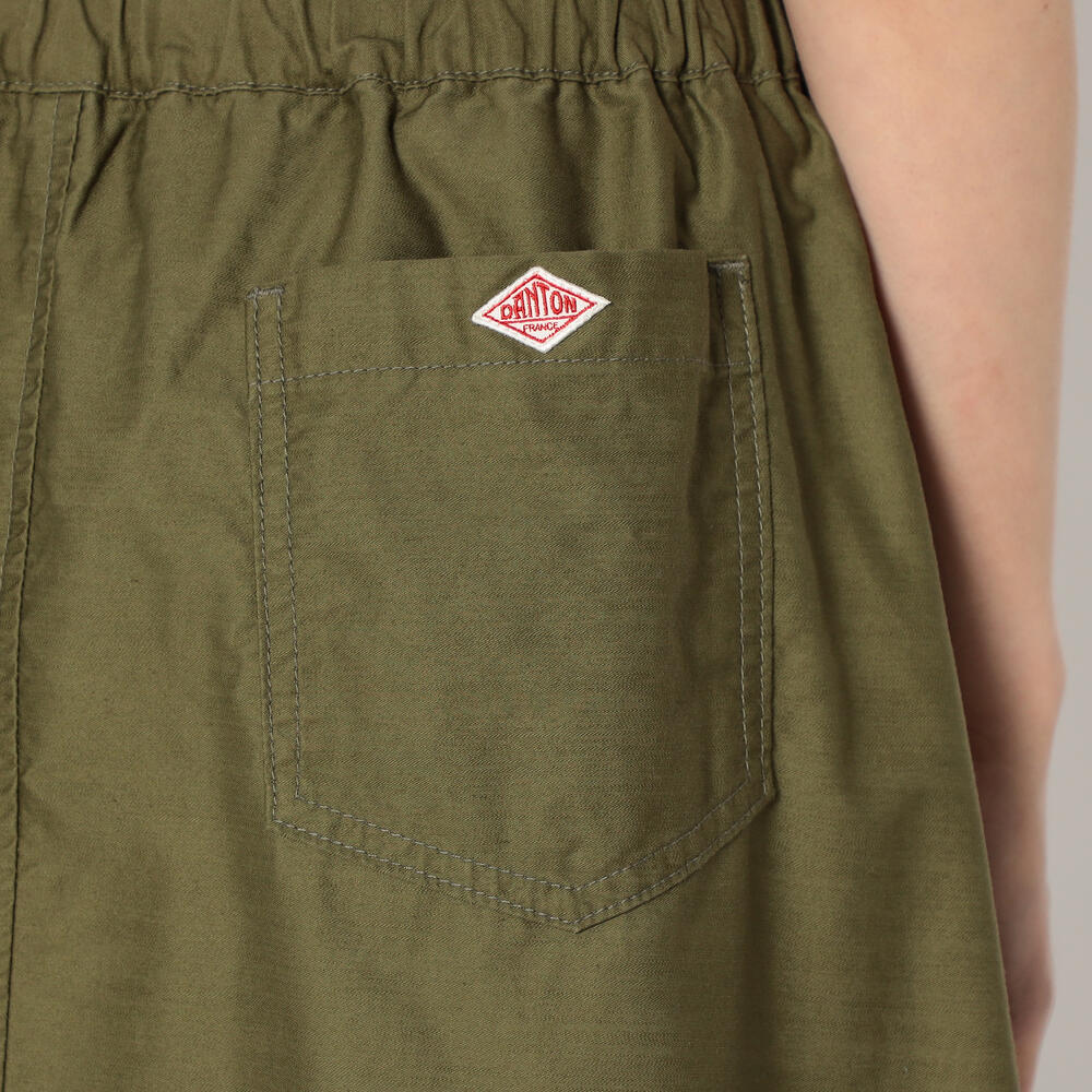 STORE EXCLUSIVE】WOMEN'S COTTON BACK SATTEN WRAP SKIRT