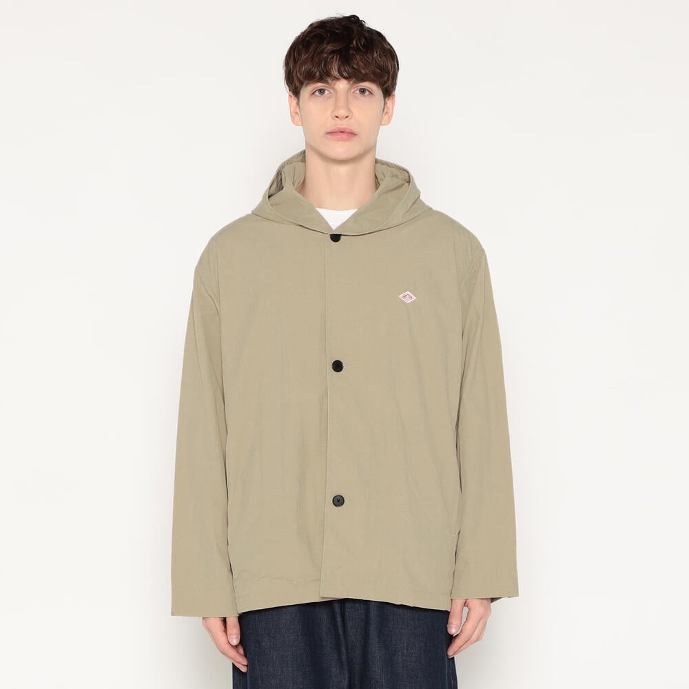 DANTON - DANTON NYLON SHORT JACKET ベージュ 38 DANTON(ダントン)WOMEN'S NYLON TAFFETA SHORT JACKET | BLEU