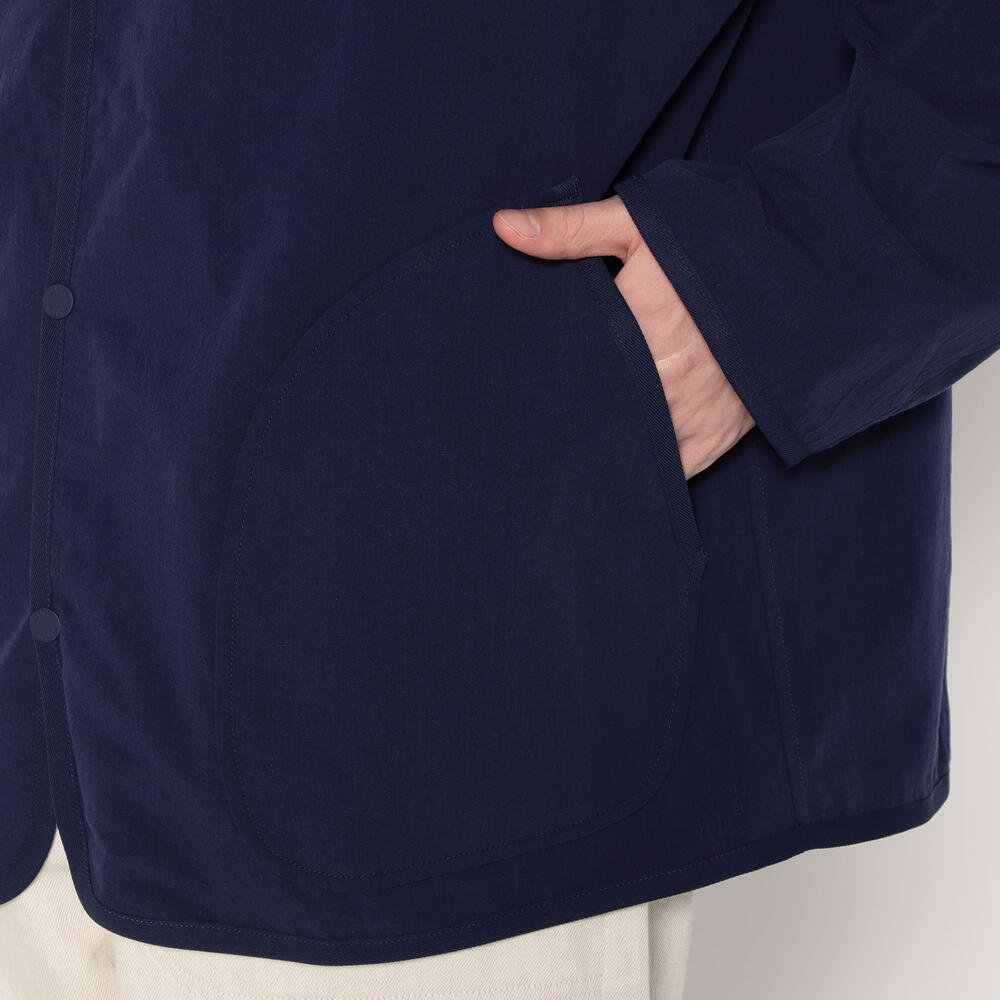 ダントン　コットン　フードジャケット　ネイビー MEN'S ORGANIC COTTON WASHER HOODED JACKET｜JACKET｜DANTON