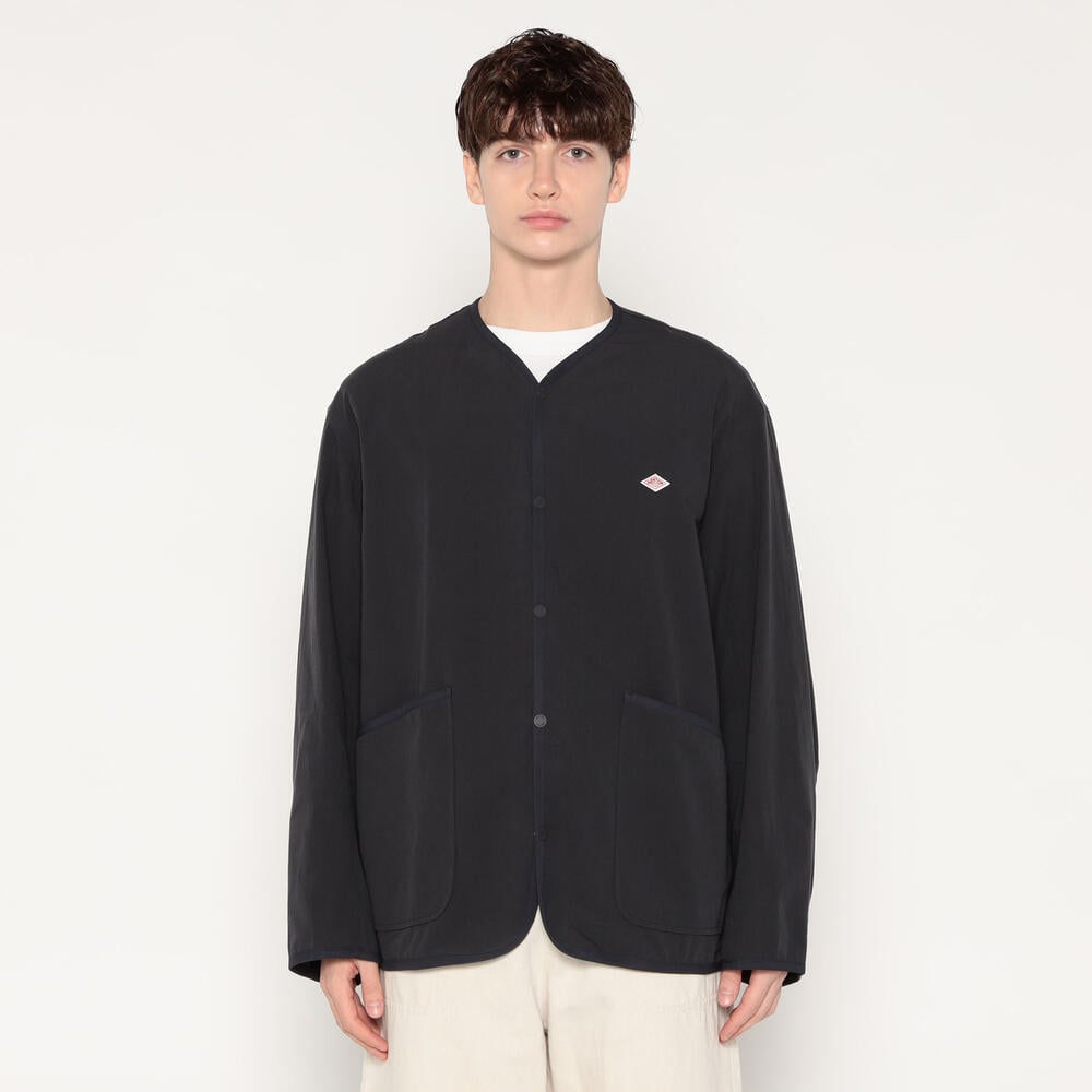 MEN'S ORGANIC COTTON WASHER COLLARLESS JACKET｜JACKET