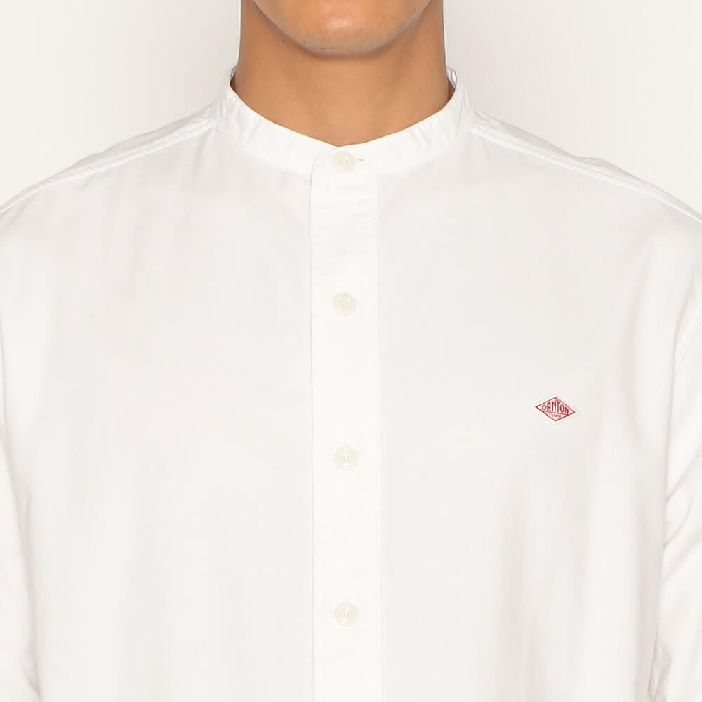 DANTON ダントン OXFORD BAND COLLAR SHIRT WOMEN'S OXFORD BAND COLLAR SHIRT PLAIN｜SHIRT｜DANTON