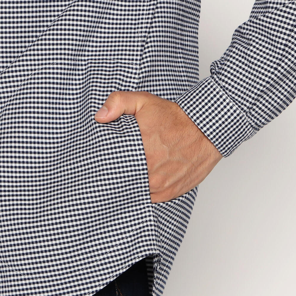 トップス DANTON COTTON TWILL BAND COLLAR SHIRT/42 DANTON COTTON TWILL BAND COLLAR SHIRT 42