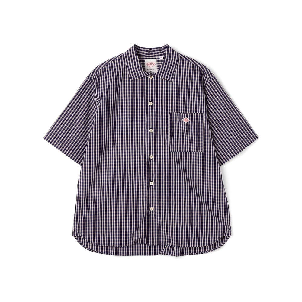 MEN'S COTTON POPLIN WORK SHIRT PLAID｜SHIRT｜DANTON(ダントン