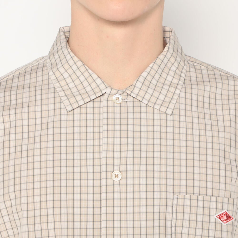トップス DANTON COTTON POPLIN WORK SHIRT 42 DANTON COTTON POPLIN WORK SHIRT 42 - メルカリ