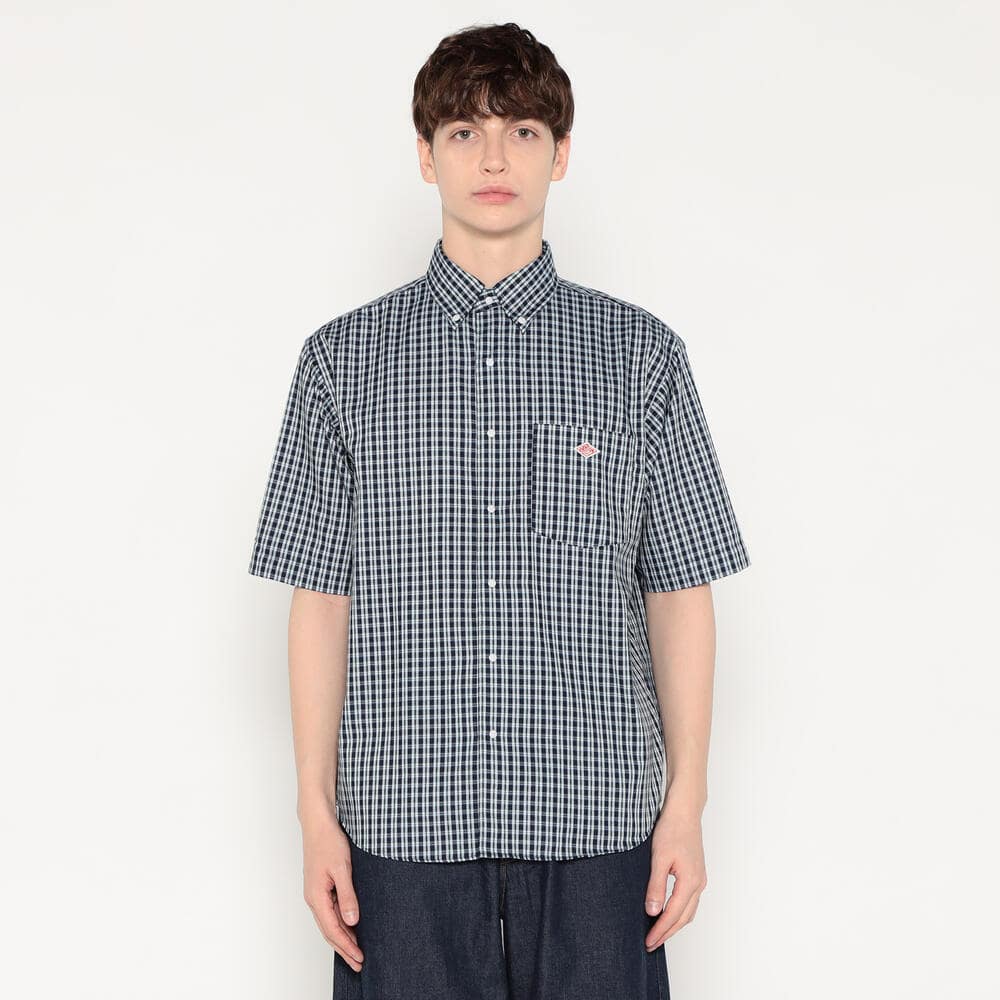 【新品・未使用】DANTON　オックスフォード B.D 半袖 シャツ【34】 MEN'S OXFORD SHORT SLEEVE B.D SHIRT｜SHIRT｜DANTON(ダントン