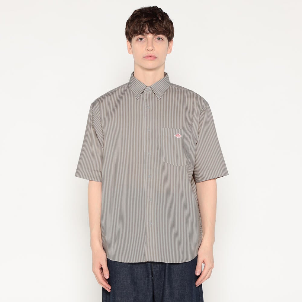 【新品・未使用】DANTON　オックスフォード B.D 半袖 シャツ【34】 MEN'S OXFORD SHORT SLEEVE B.D SHIRT｜SHIRT｜DANTON(ダントン