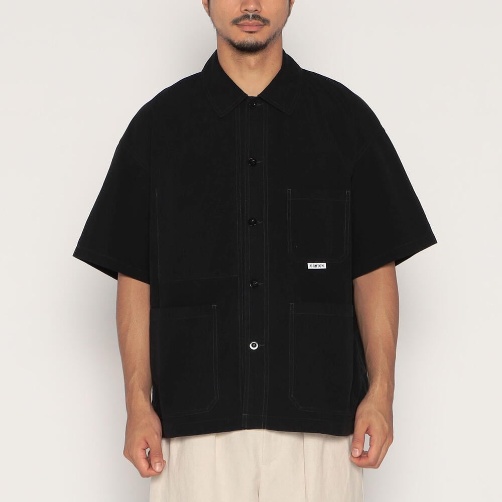 MEN'S ORGANIC COTTON WASHER SHORT SLEEVE COVERALL SHIRT