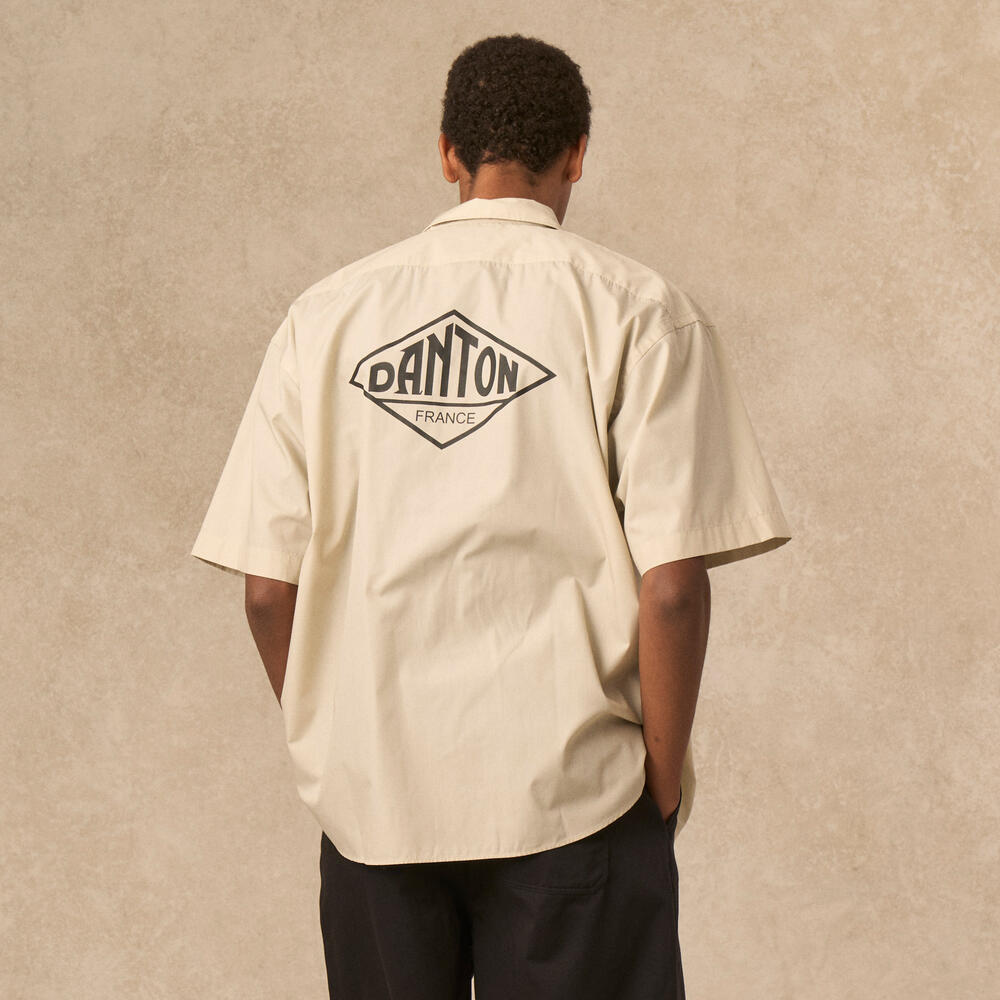 ◇[DT-B0280VSS]DANTON(ダントン) BAND COLLAR SHIRT L/S バンド