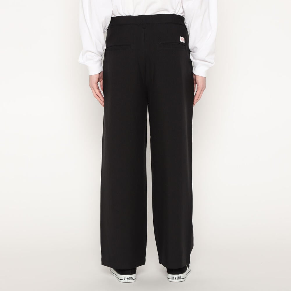 two tuck wide twill trouser & シャツ MEN'S MELANGE TWILL 2TUCK WIDE PANTS｜PANTS｜DANTON(ダントン