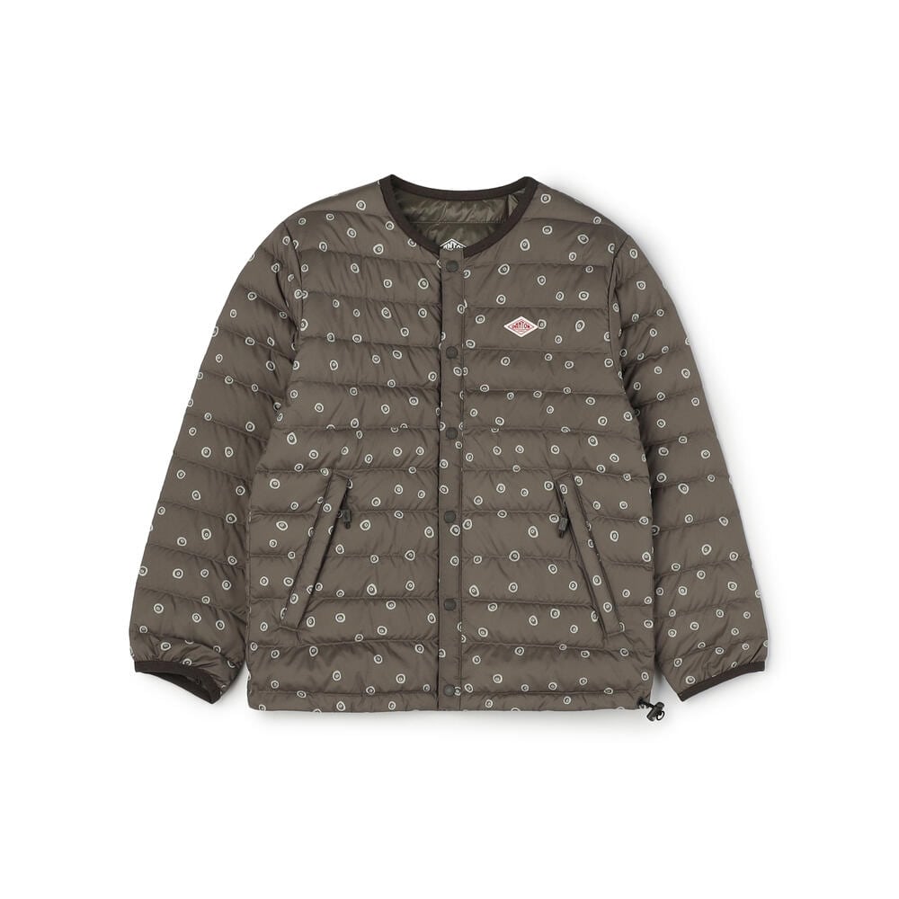 KIDS' INNER DOWN CREWNECK JACKET POLKA DOT｜KIDS｜DANTON