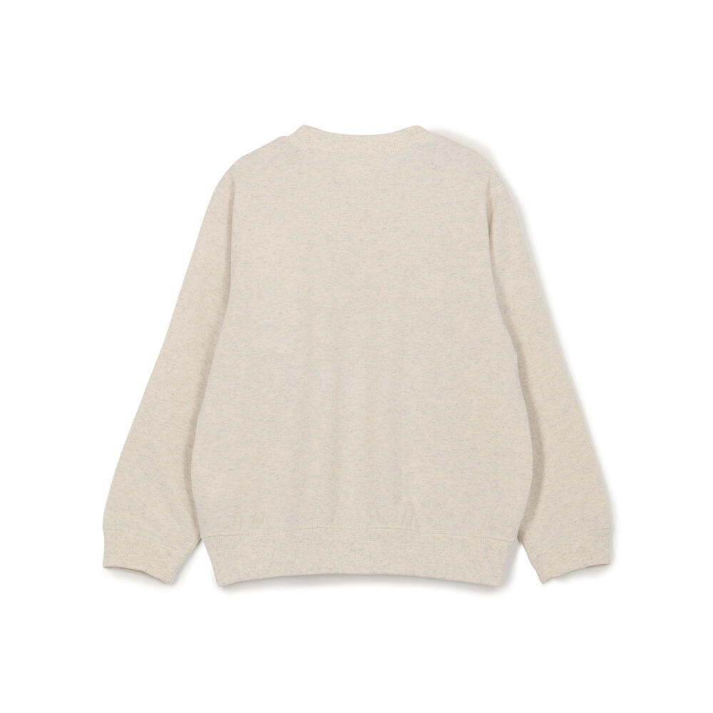 DANTON｜ (LONG SLEEVE SWEAT T-SHIRT (DTC0203-TCB-WHITE)) Danton - Women's Long Sleeve Sweat T-Shirt in Heather Ivory