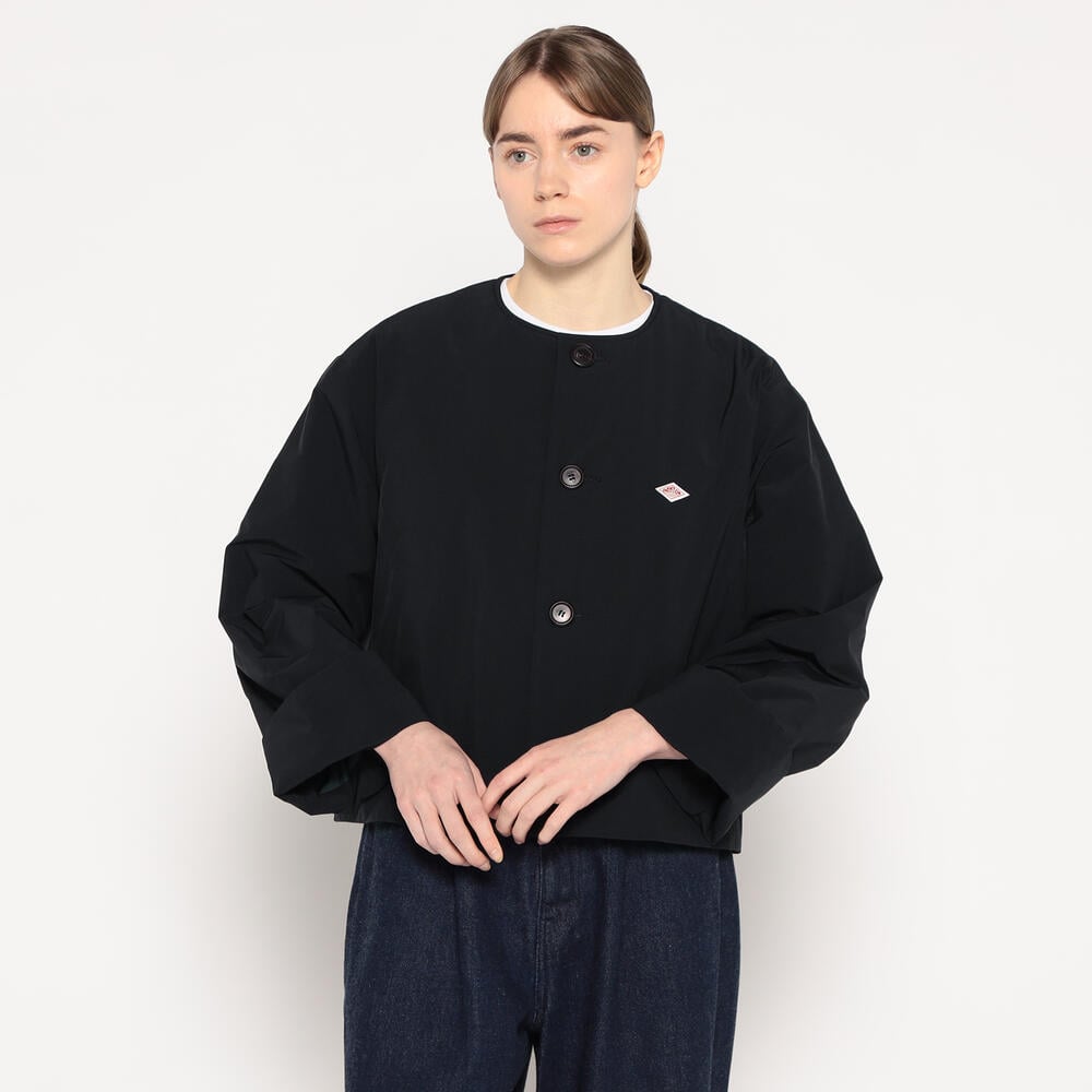 WOMEN'S INSULATION COLLARLESS WIDE JACKET｜COAT｜DANTON(ダントン