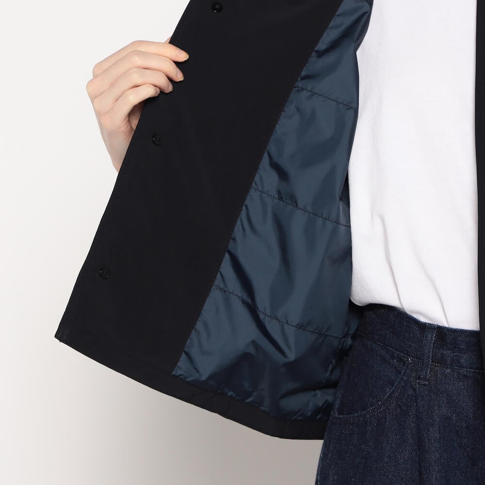 WOMEN'S INSULATION COLLARLESS WIDE JACKET｜COAT｜DANTON(ダントン