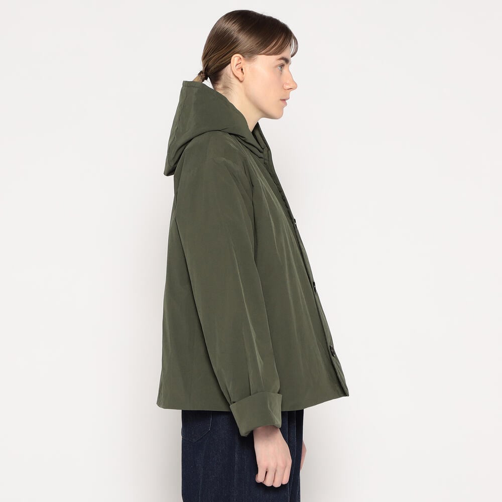 DANTON　INSULATION JACKET 36 オリーブ WOMEN'S INSULATION HOODED WIDE JACKET｜COAT｜DANTON(ダントン