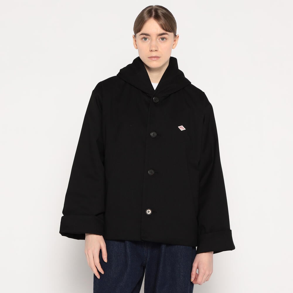 WOMEN'S WOOL LIKE INSULATION HOODED WIDE JACKET｜COAT｜DANTON