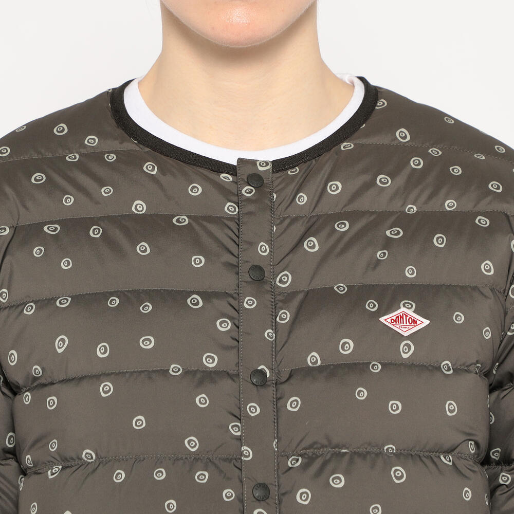 WOMEN'S CREWNECK INNER DOWN JACKET POLKA DOT｜COAT｜DANTON