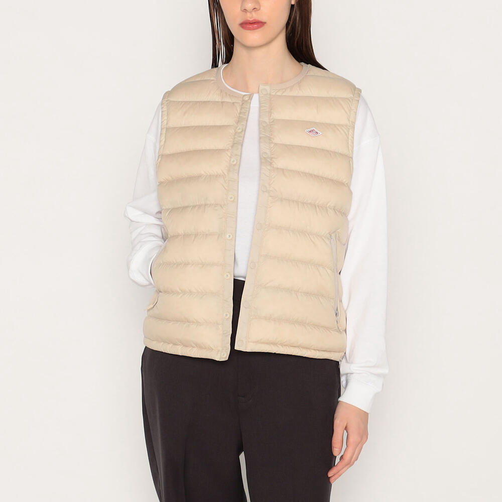 WOMEN'S CREWNECK INNER DOWN VEST｜VEST｜DANTON(ダントン