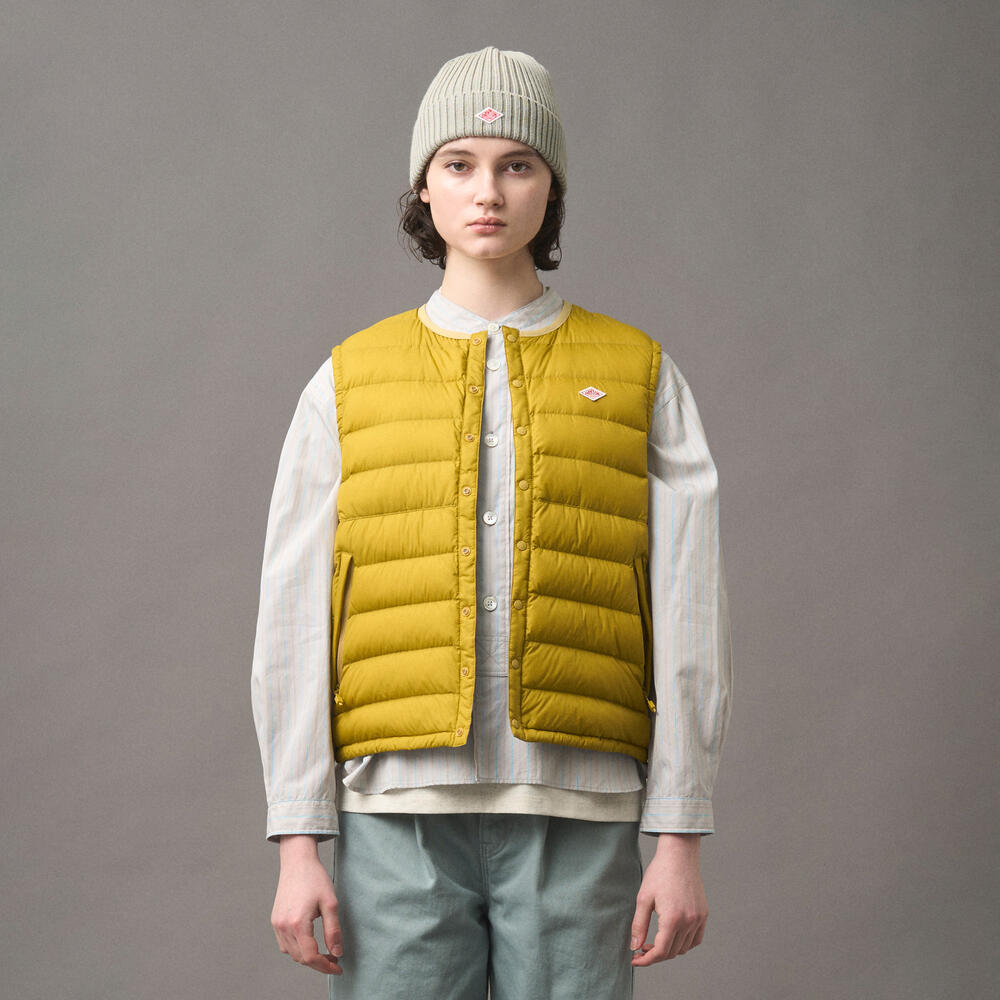 WOMEN'S CREWNECK INNER DOWN VEST｜VEST｜DANTON(ダントン