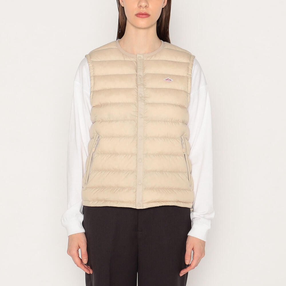 WOMEN'S CREWNECK INNER DOWN VEST｜VEST｜DANTON(ダントン