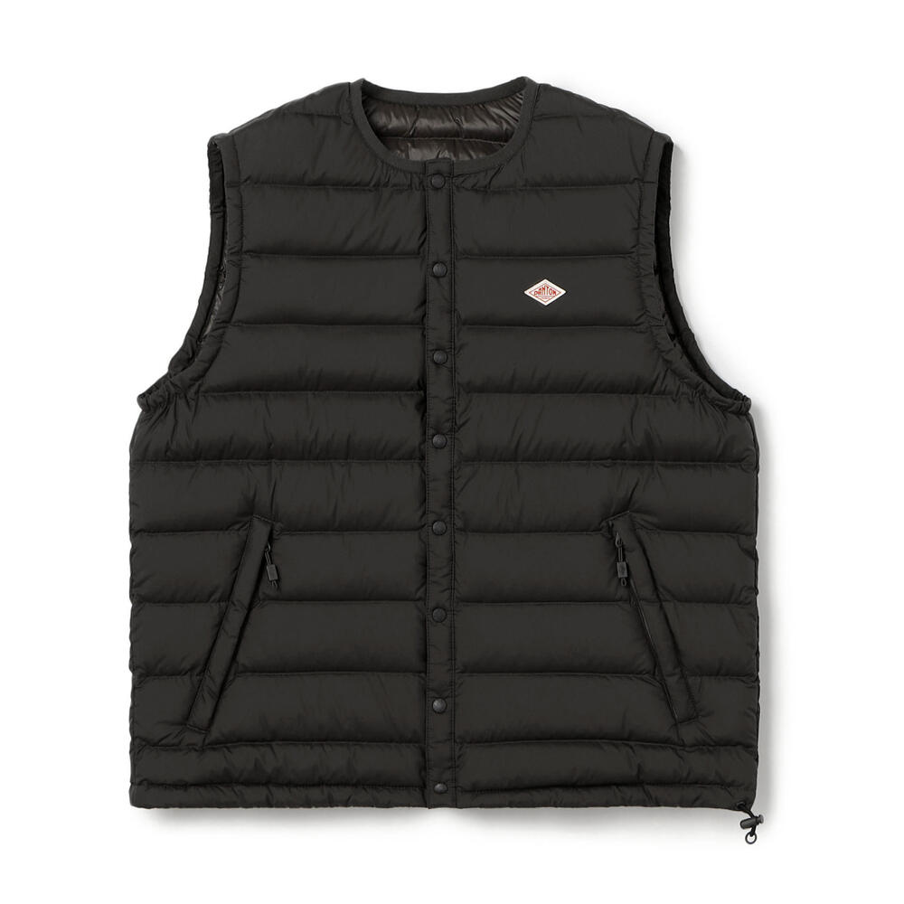 DANTON ネイビーダウンベスト DANTON [ダントン] W INNER DOWN CREWNECK VEST [DT-A0002NNF-T