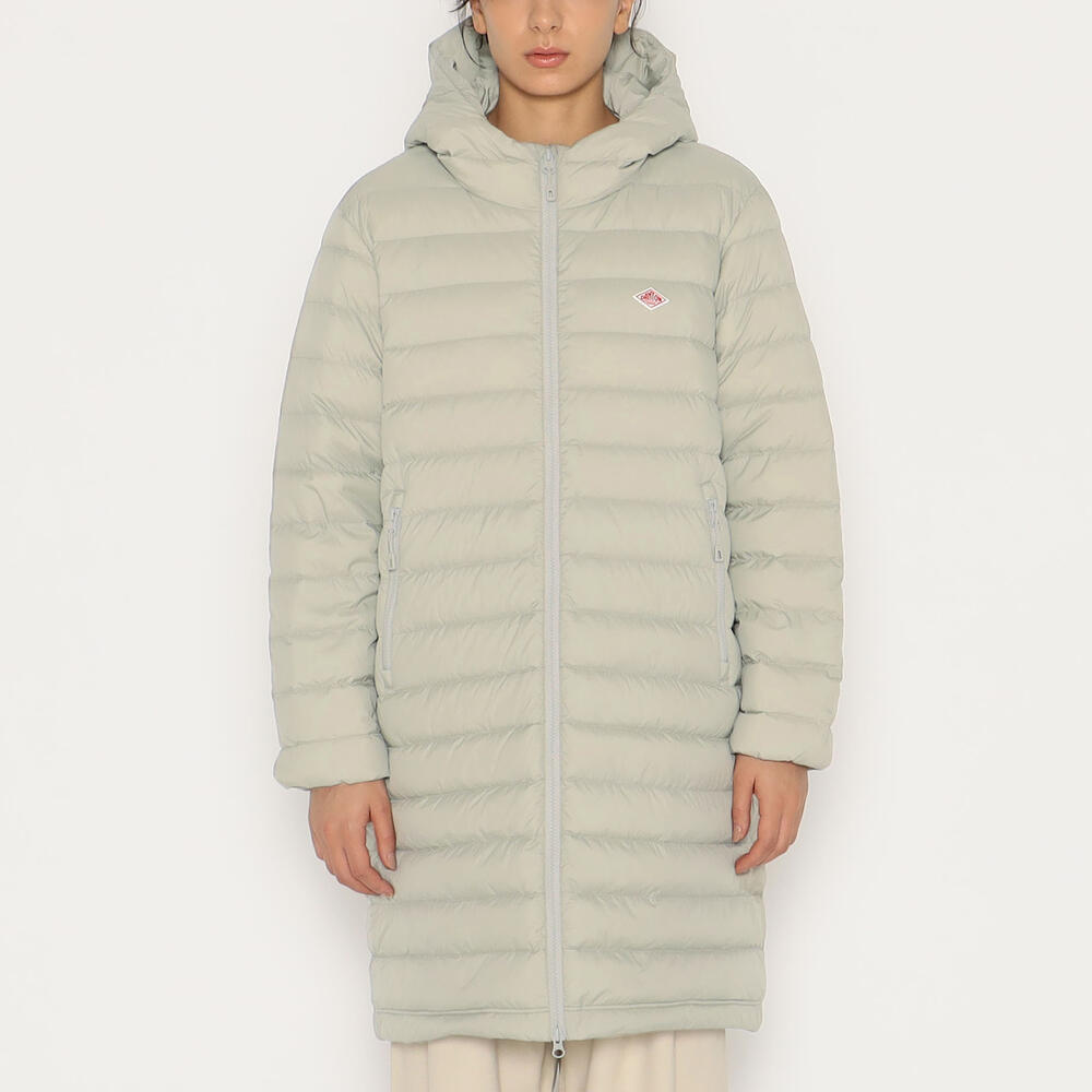 WOMEN'S NYLON TAFFETA MIDDLE DOWN HOODED COAT｜COAT｜DANTON