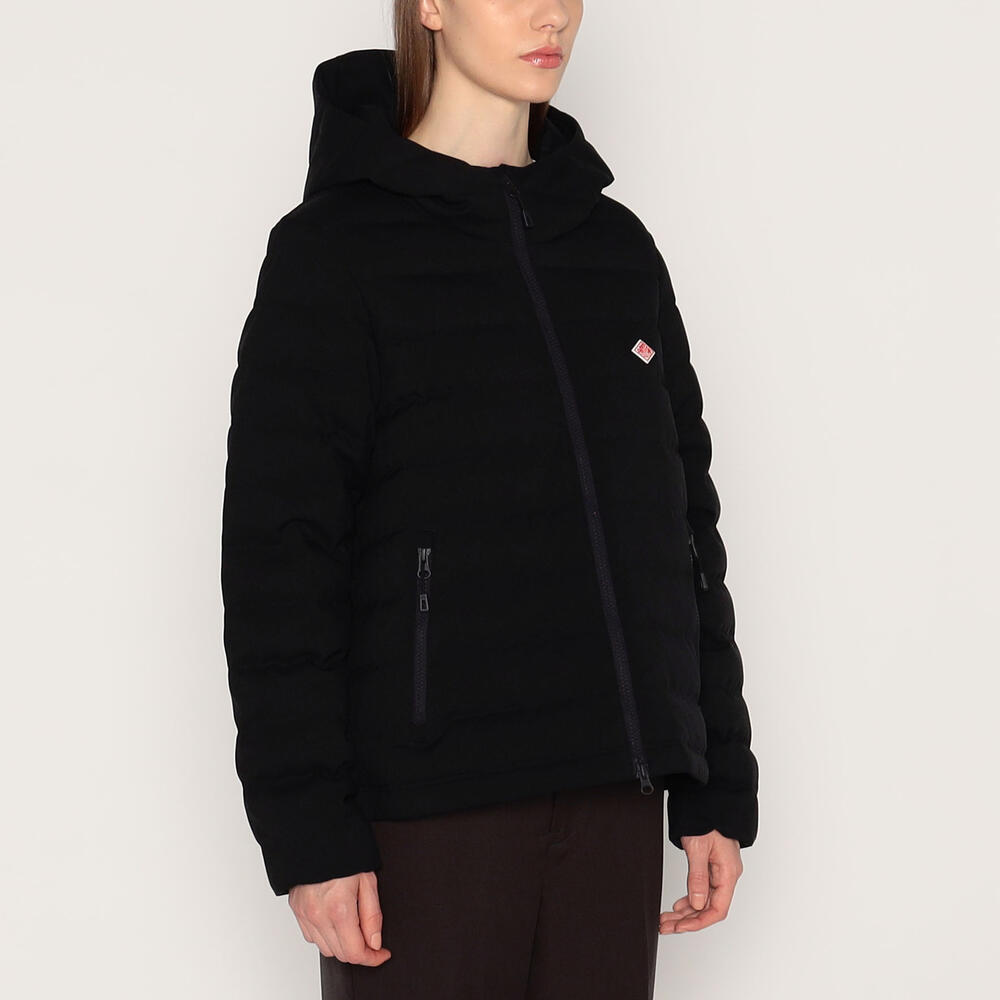WOMEN'S WOOL LIKE POLYESTER MIDDLE DOWN HOODED JACKET｜COAT