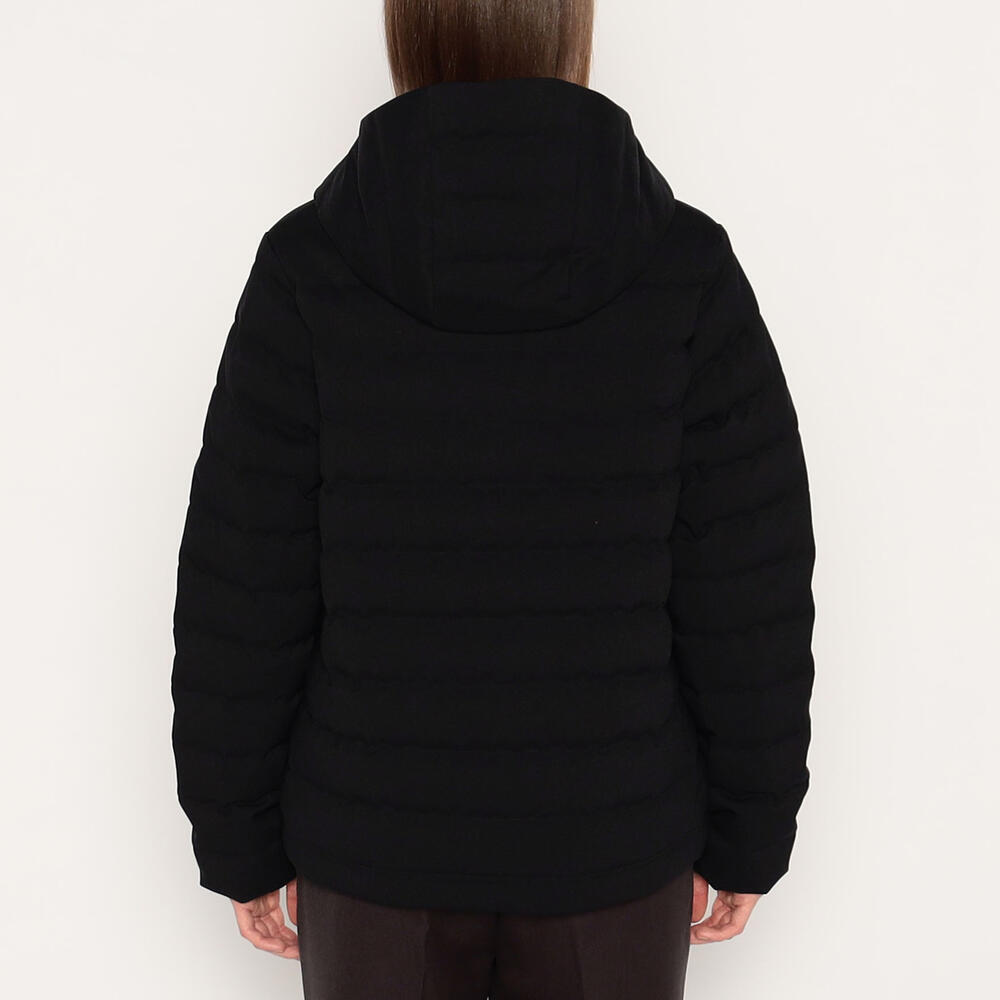 WOMEN'S WOOL LIKE POLYESTER MIDDLE DOWN HOODED JACKET｜COAT