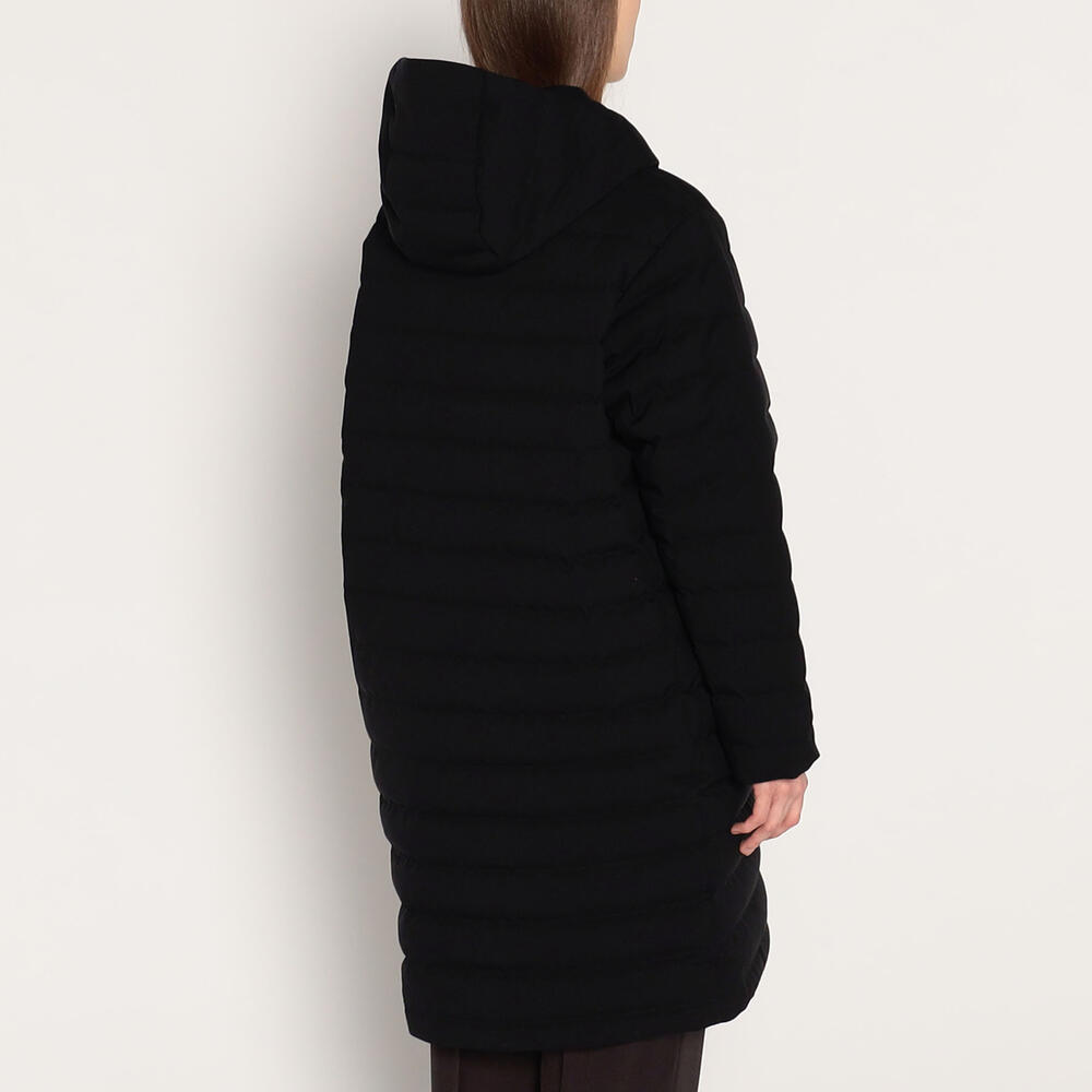WOMEN'S WOOL LIKE POLYESTER MIDDLE DOWN HOODED COAT｜COAT｜DANTON