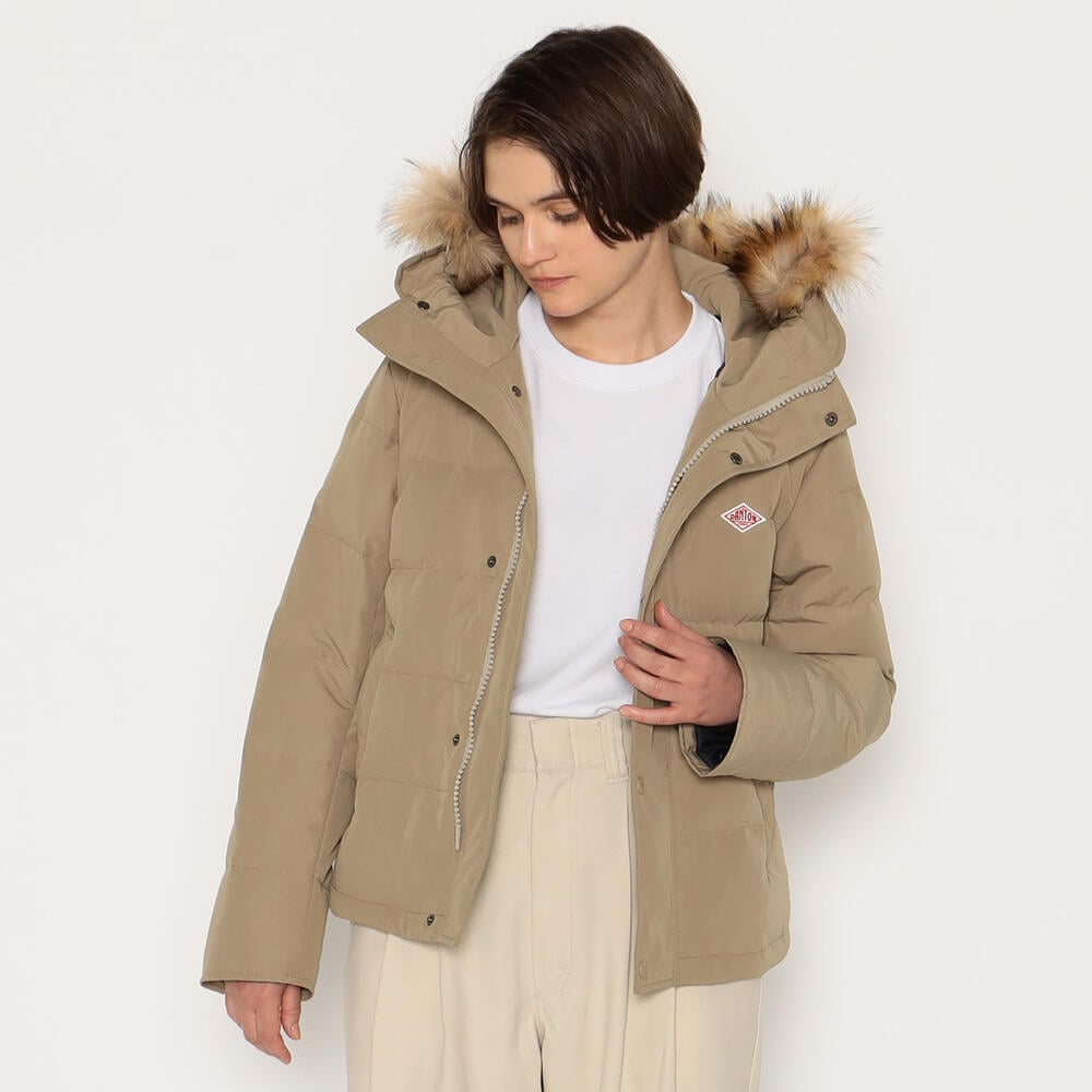 WOMEN'S FAUX FUR HOODED DOWN JACKET｜COAT｜DANTON(ダントン