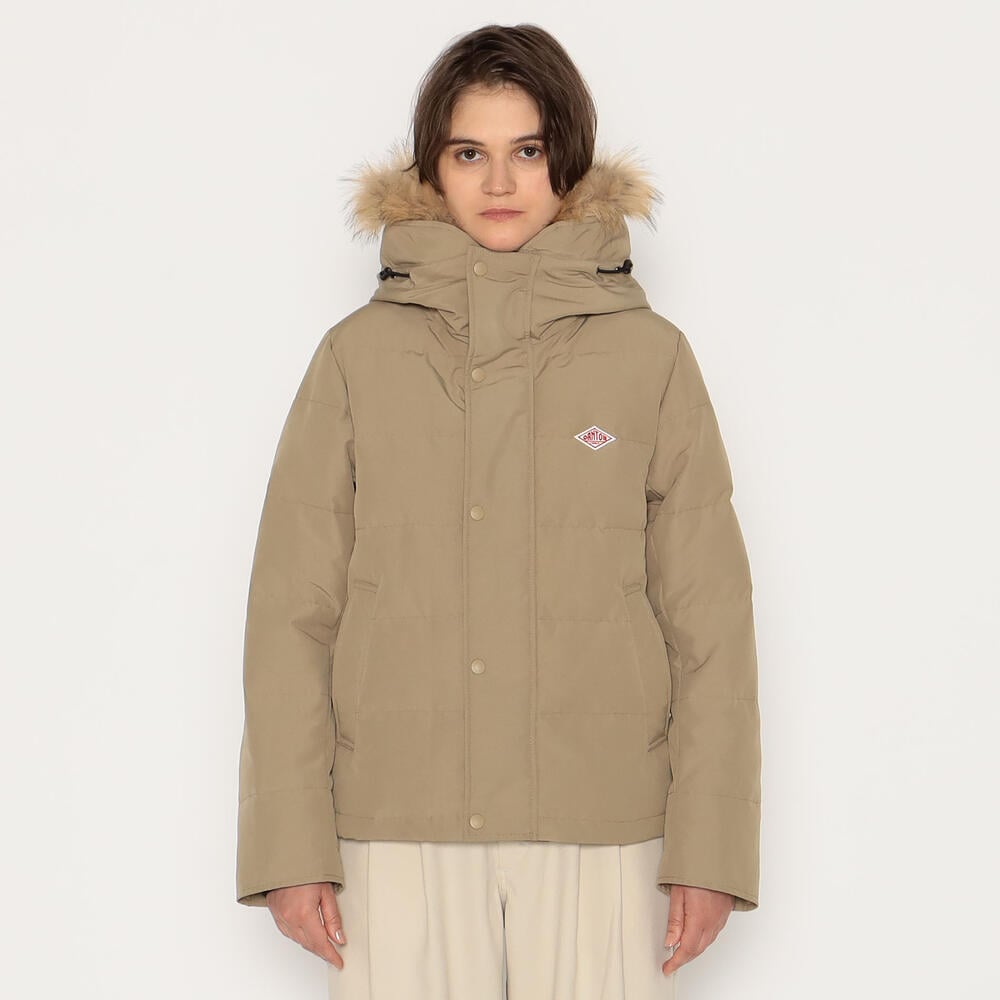 WOMEN'S FAUX FUR HOODED DOWN JACKET｜COAT｜DANTON(ダントン