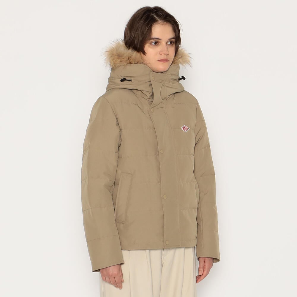 ✨極美品✨　ダントン　danton ダウンジャケット　ベージュ　ファー　36 Danton（ダントン） ダウンジャケット 36 ベージュ レディース