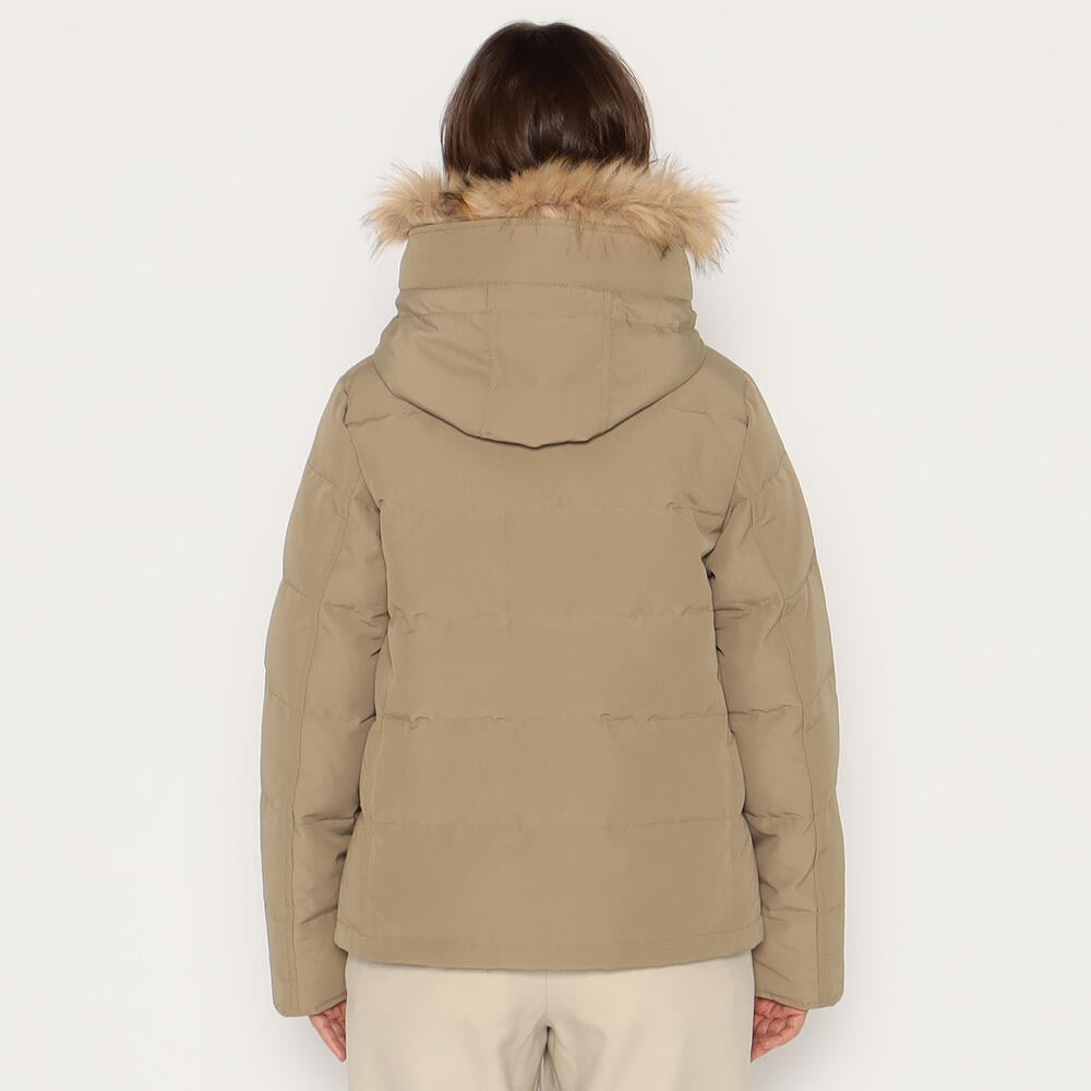 WOMEN'S FAUX FUR HOODED DOWN JACKET｜COAT｜DANTON(ダントン