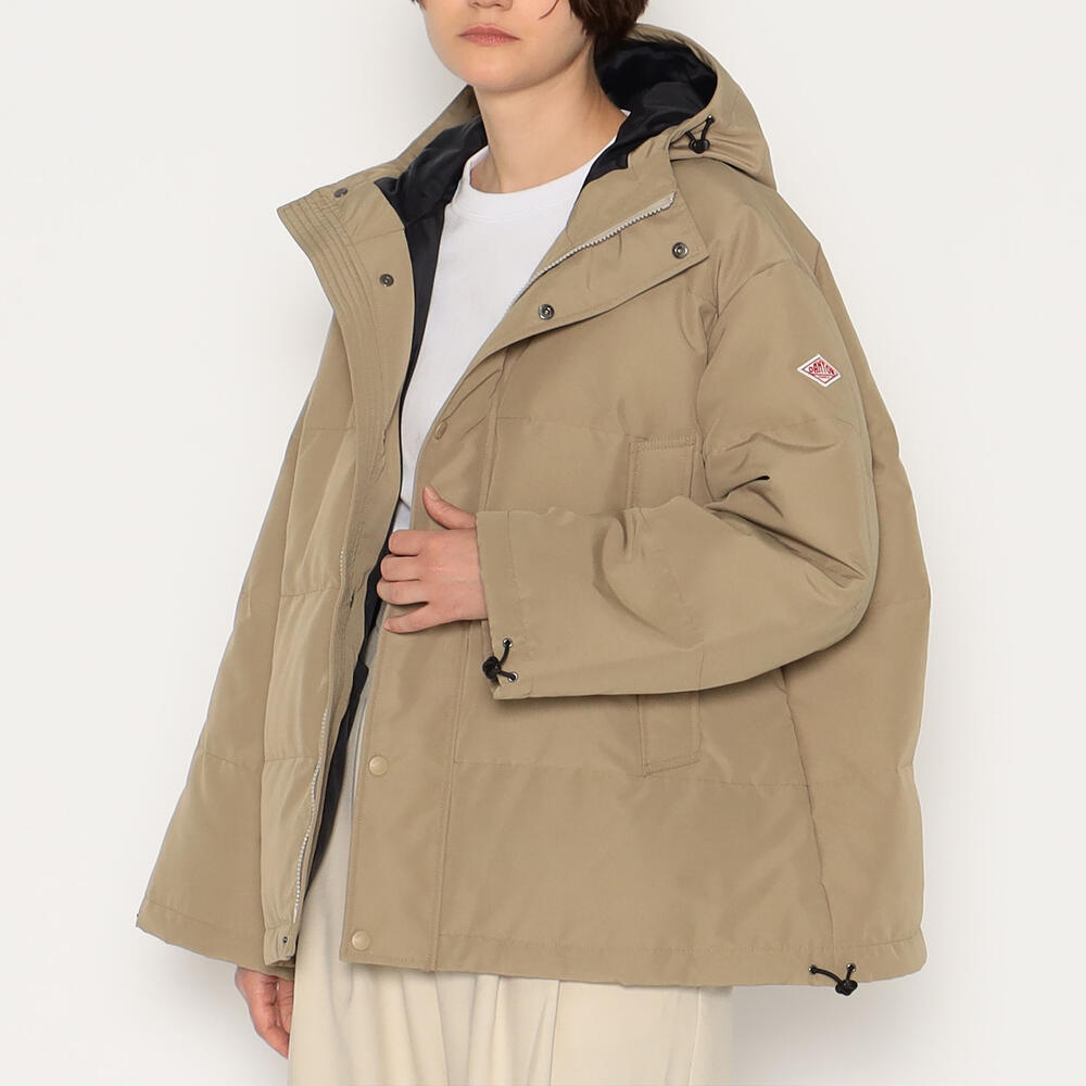 WOMEN'S BIG SILHOUETTE HOODED DOWN JACKET｜COAT｜DANTON(ダントン