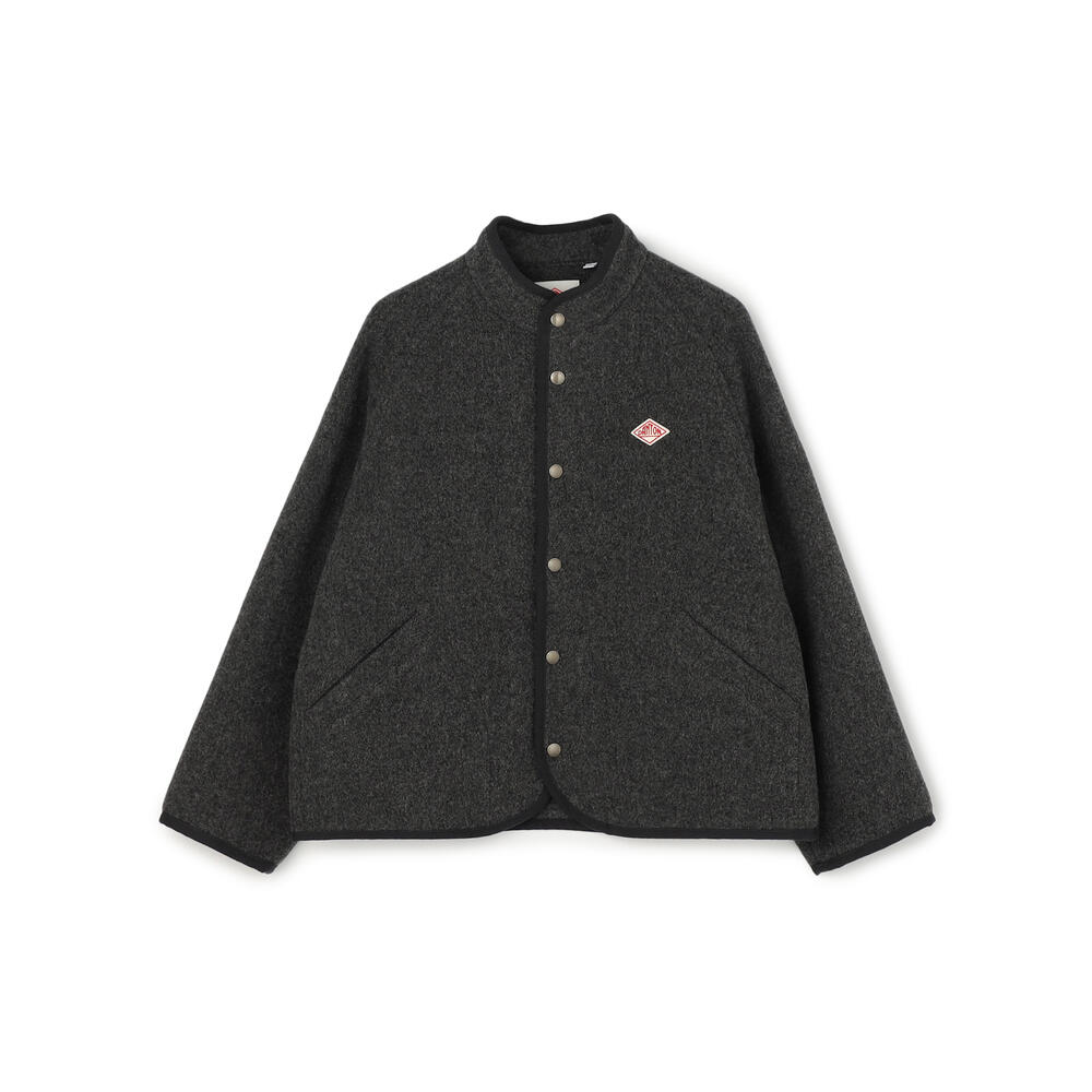 WOMEN'S WOOL LIGHT PILE STANDCOLLAR JACKET｜JACKET｜DANTON