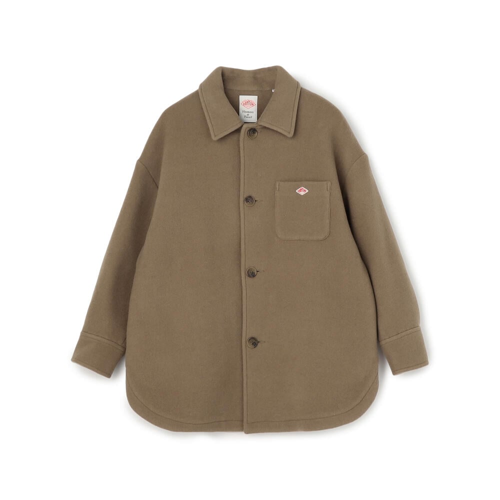 WOMEN'S WOOL MELTON SHIRT BLOUSON｜JACKET｜DANTON(ダントン