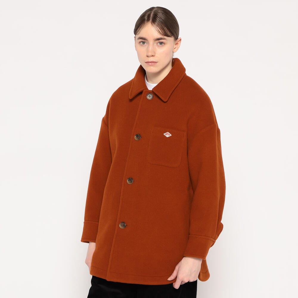 mako13　美品　DANTON JACKET サイズ38 WOMEN'S WOOL MELTON SHIRT BLOUSON｜JACKET｜DANTON(ダントン