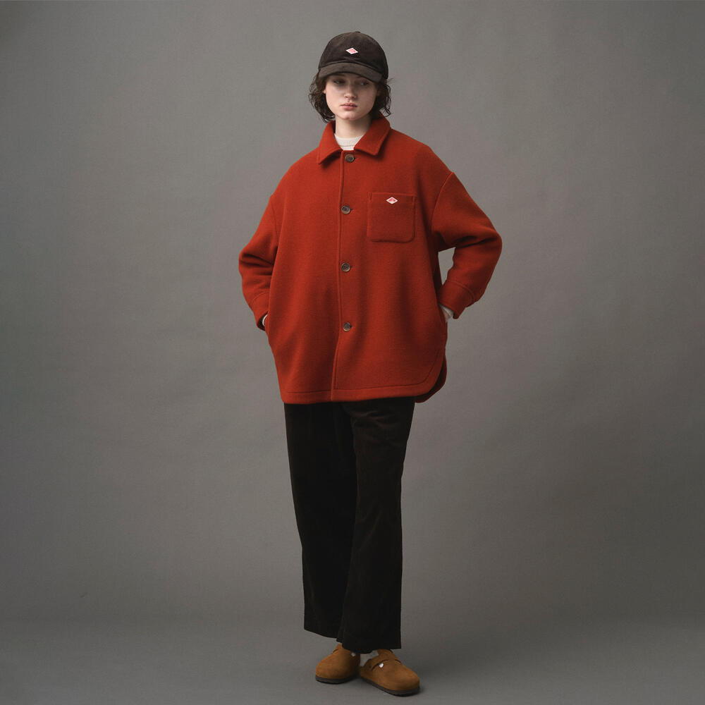 WOMEN'S WOOL MELTON SHIRT BLOUSON｜JACKET｜DANTON(ダントン