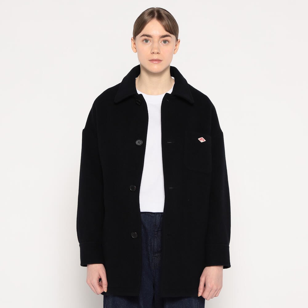 WOMEN'S WOOL MELTON SHIRT BLOUSON｜JACKET｜DANTON(ダントン