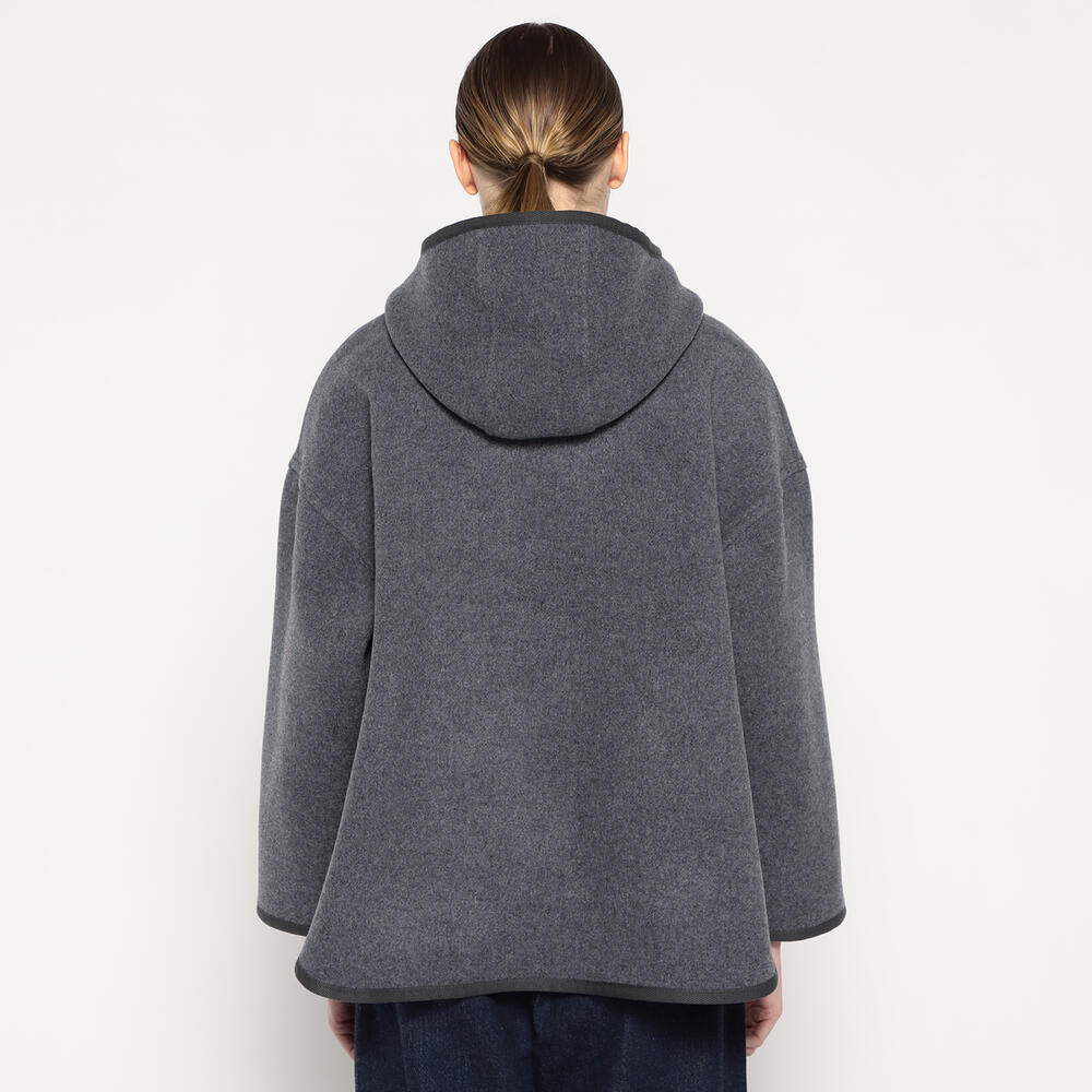 WOMEN'S WOOL MELTON HOODED JACKET｜JACKET｜DANTON(ダントン