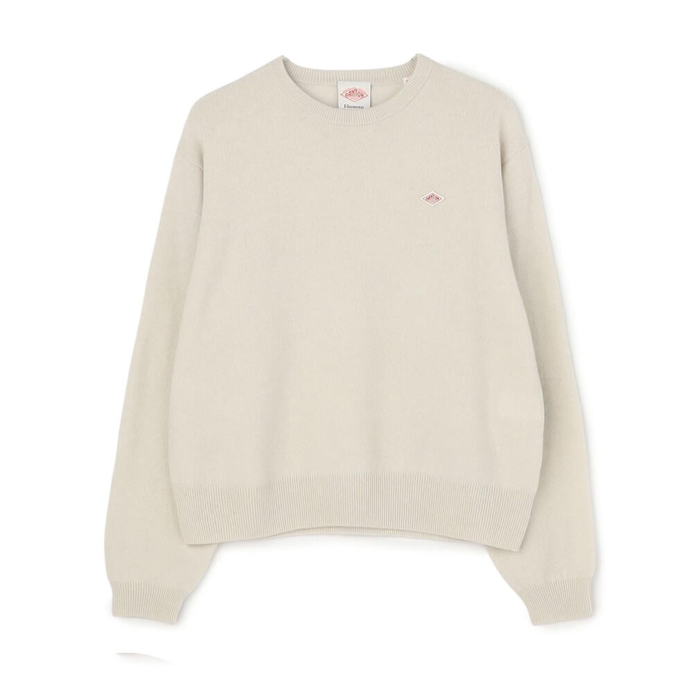 WOMEN'S LAMBSWOOL CREW NECK KNIT PULLOVER｜KNIT｜DANTON(ダントン