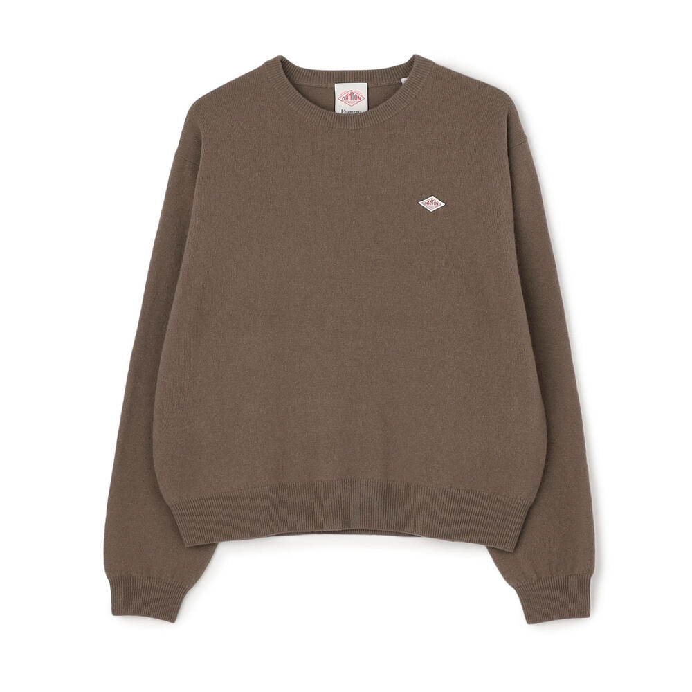 WOMEN'S LAMBSWOOL CREW NECK KNIT PULLOVER｜KNIT｜DANTON(ダントン