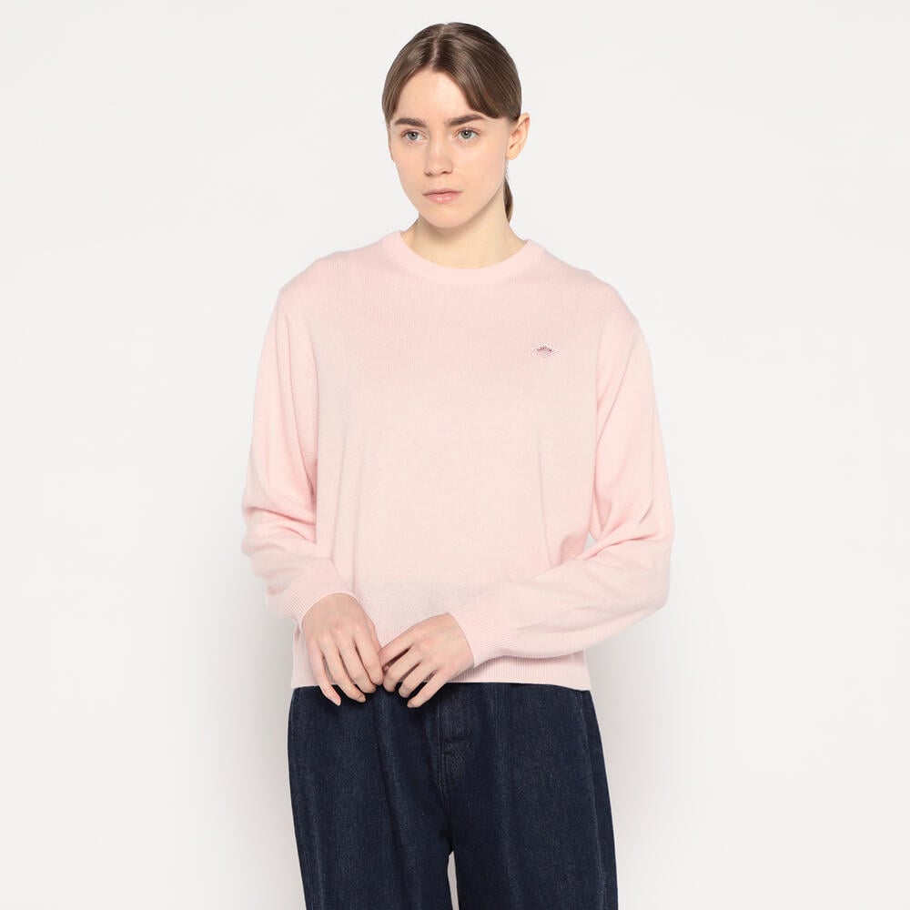 WOMEN'S LAMBSWOOL CREW NECK KNIT PULLOVER｜KNIT｜DANTON(ダントン