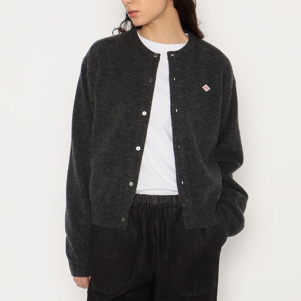 WOMEN'S LAMBSWOOL CREW NECK KNIT CARDIGAN｜KNIT｜DANTON(ダントン